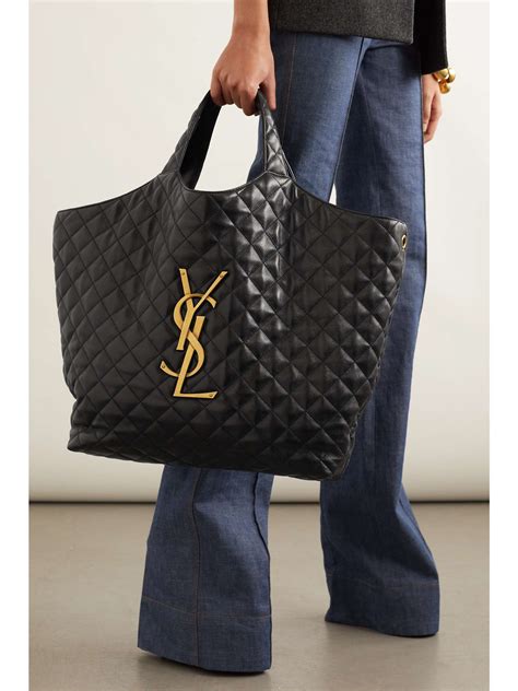 ysl black.tote|yves saint laurent large tote.